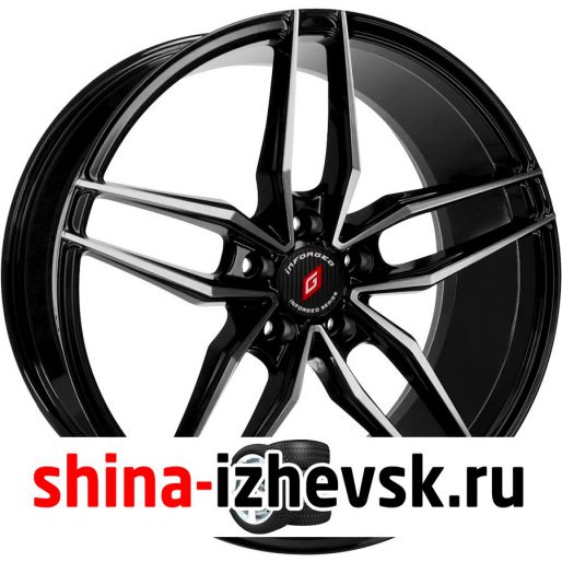 Колесный диск INFORGED IFG37 8xR18 5×108 ET45 DIA63.3 чёрный глянцевый полностью полированный в Ижевске